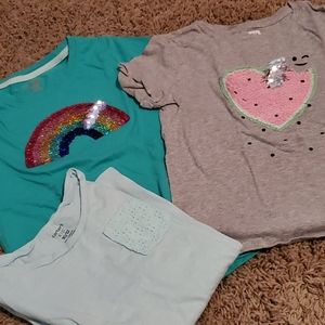 Sequin flip tees